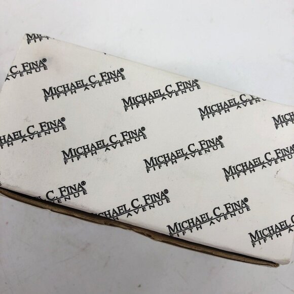 VTG Fifth Avenue 24% Lead Crystal Glass Star Set Of 2 Taper Candle Holders - Picture 10 of 10